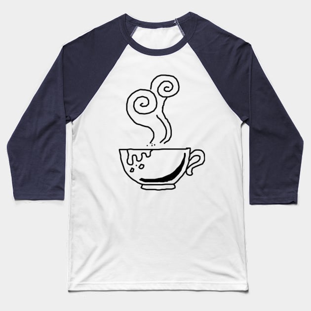 Coffee/Tea Lovers - T-Shirt Baseball T-Shirt by tylwerrt